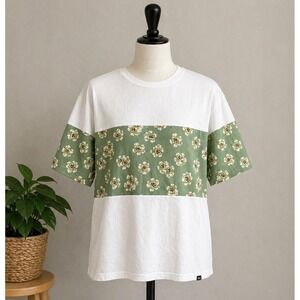 Grayson Threads Men's Tee NWT Floral Color Block Coastal Beach Resort Aesthetic‎